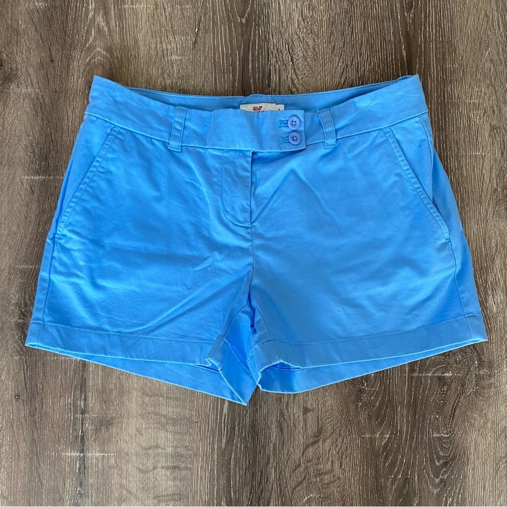Vineyard Vines Women’s Light Blue Chino Shorts - Picture 1 of 9